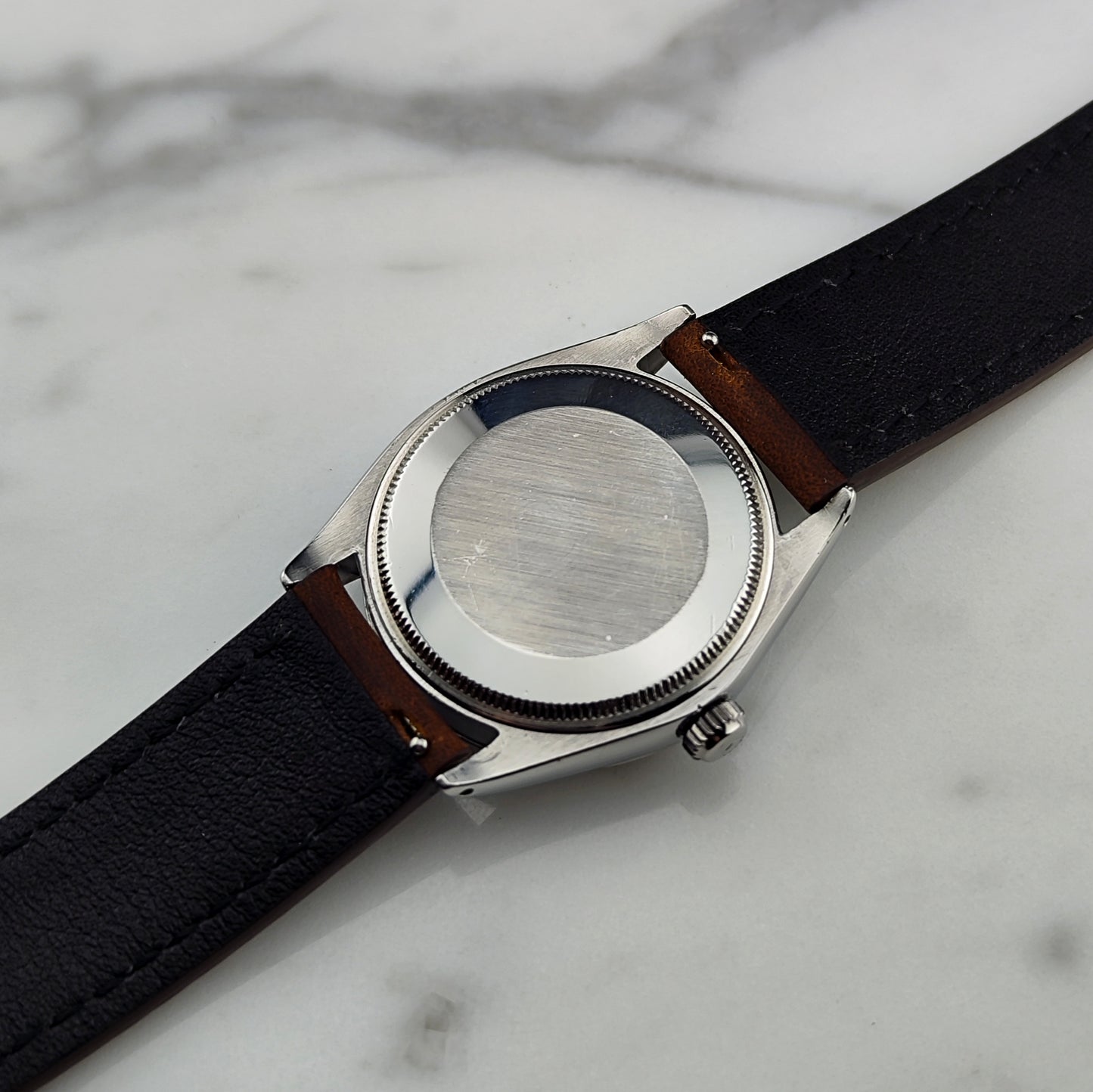 ROLEX Oyster Perpetual 34 Silver Dial Rare [REF. 1007]