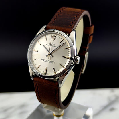 ROLEX Oyster Perpetual 34 Silver Dial Rare [REF. 1007]