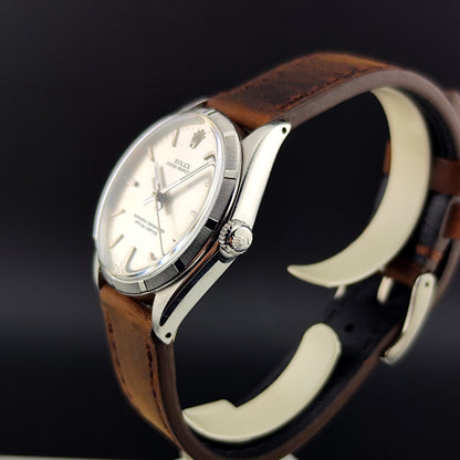 ROLEX Oyster Perpetual 34 Silver Dial Rare [REF. 1007]