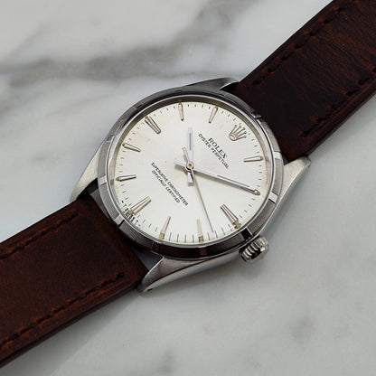 ROLEX Oyster Perpetual 34 Silver Dial Rare [REF. 1007]