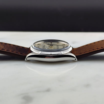 ROLEX Oyster Perpetual 34 Silver Dial Rare [REF. 1007]