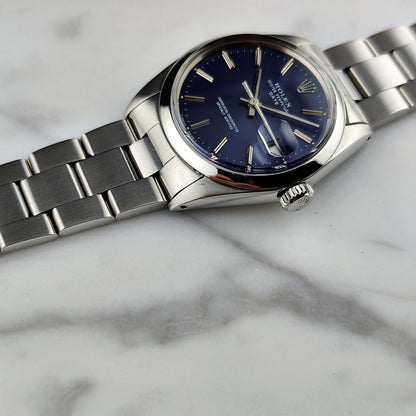 ROLEX Oyster Perpetual Date Blue Dial 1968 DEFECTIVE [REF. 1500]
