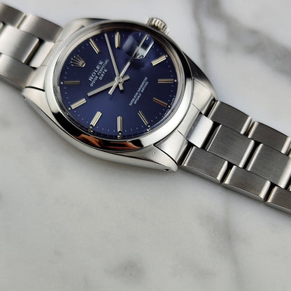 ROLEX Oyster Perpetual Date Blue Dial 1968 DEFECTIVE [REF. 1500]