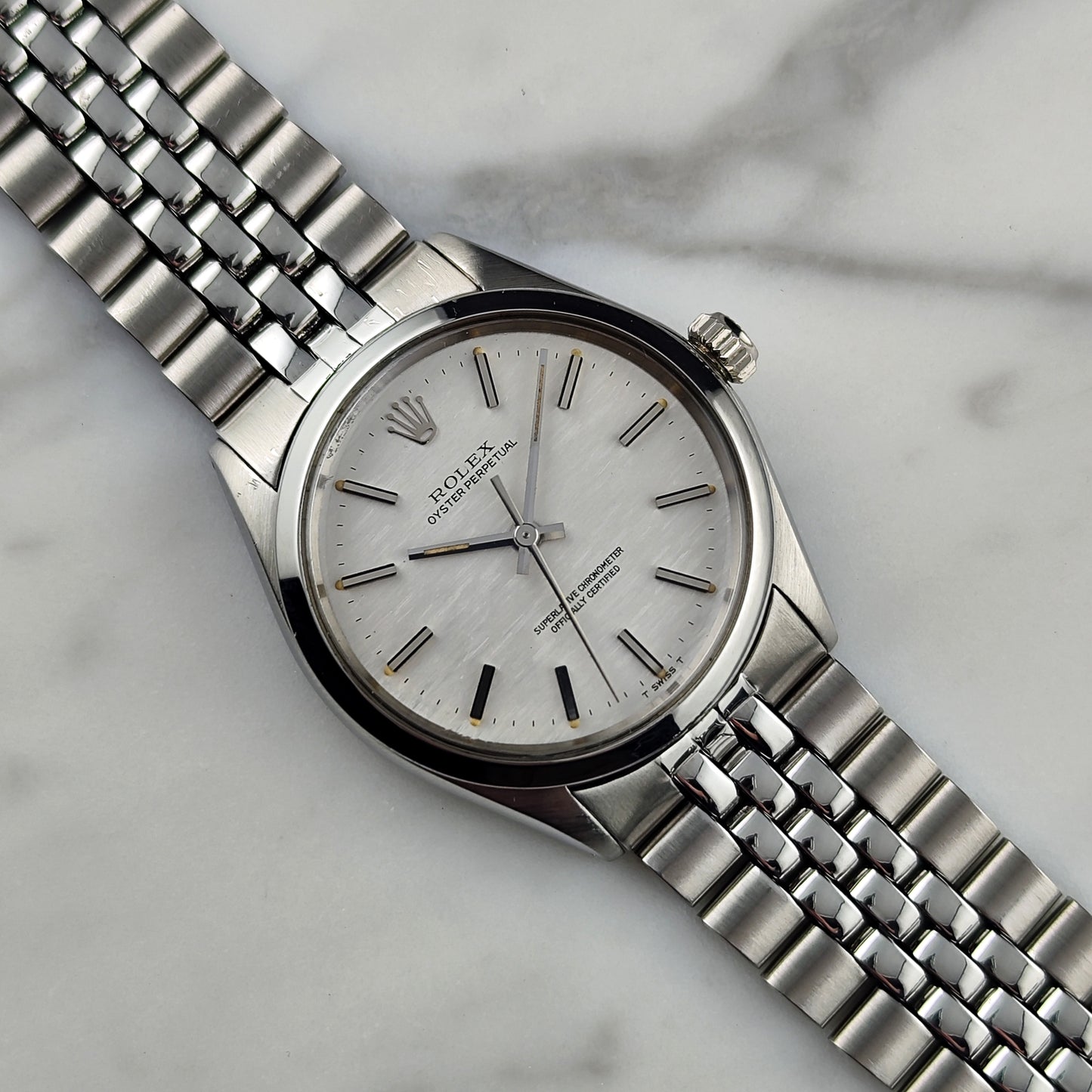 ROLEX Oyster Perpetual Rare Mosaic Dial 1973 [REF. 1002]