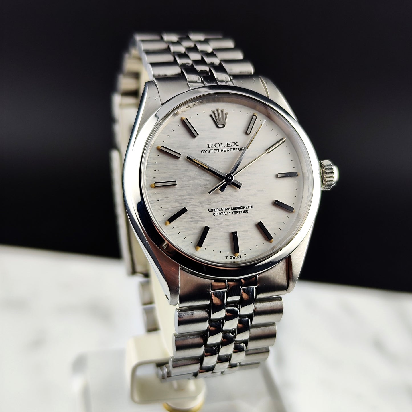 ROLEX Oyster Perpetual Rare Mosaic Dial 1973 [REF. 1002]
