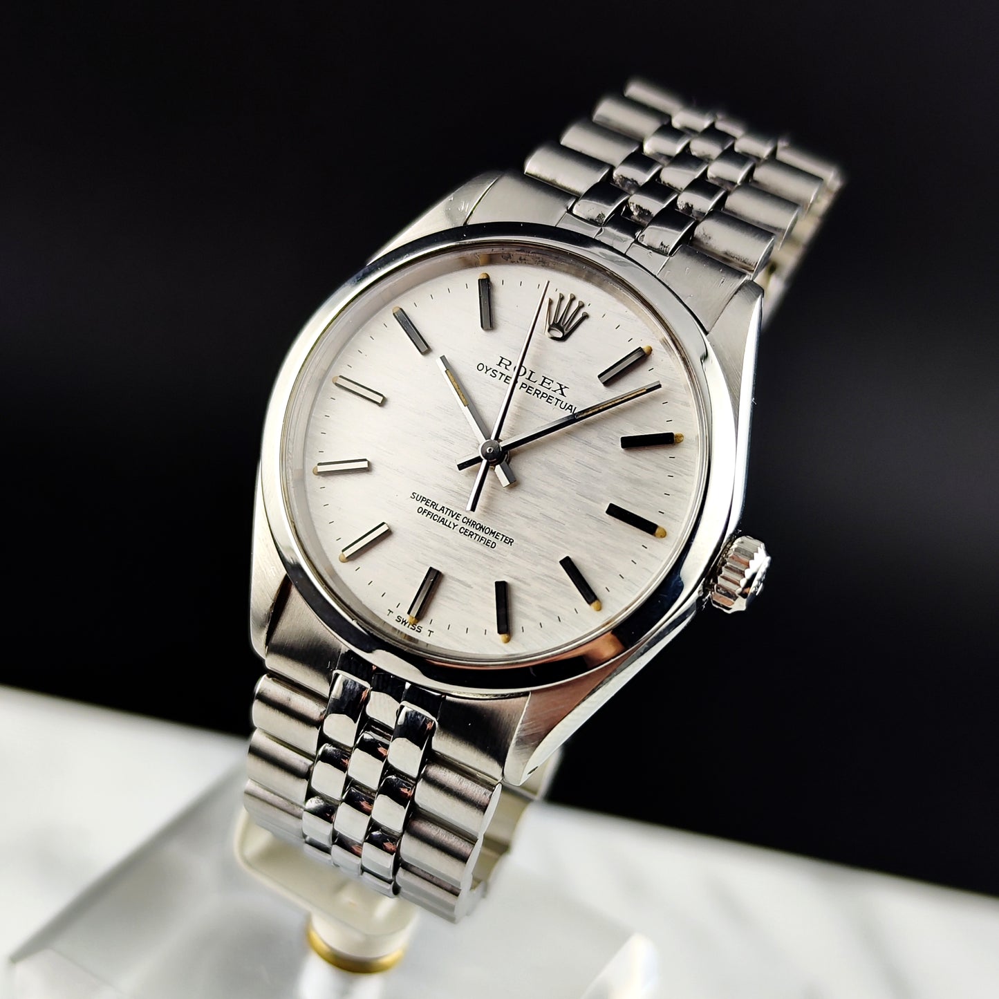 ROLEX Oyster Perpetual Rare Mosaic Dial 1973 [REF. 1002]