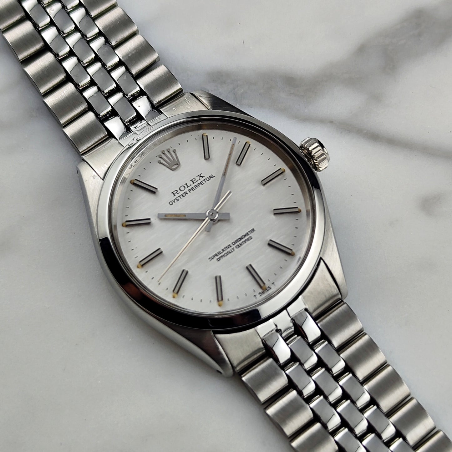 ROLEX Oyster Perpetual Rare Mosaic Dial 1973 [REF. 1002]