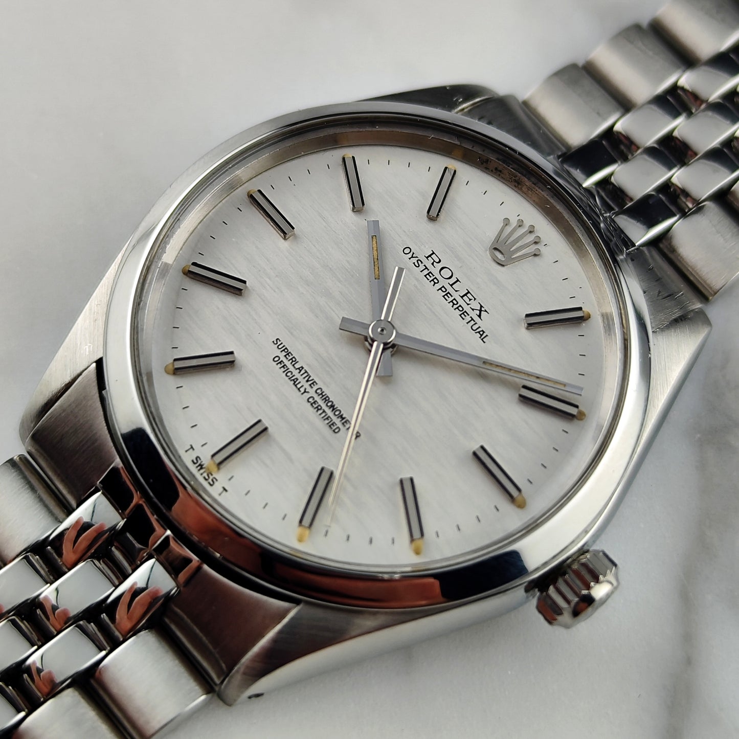 ROLEX Oyster Perpetual Rare Mosaic Dial 1973 [REF. 1002]