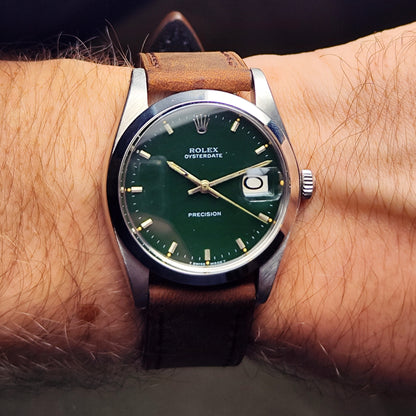 ROLEX Oyster Precision Date Green Dial Serviced [REF. 6694]