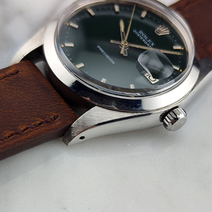 ROLEX Oyster Precision Date Green Dial Serviced [REF. 6694]