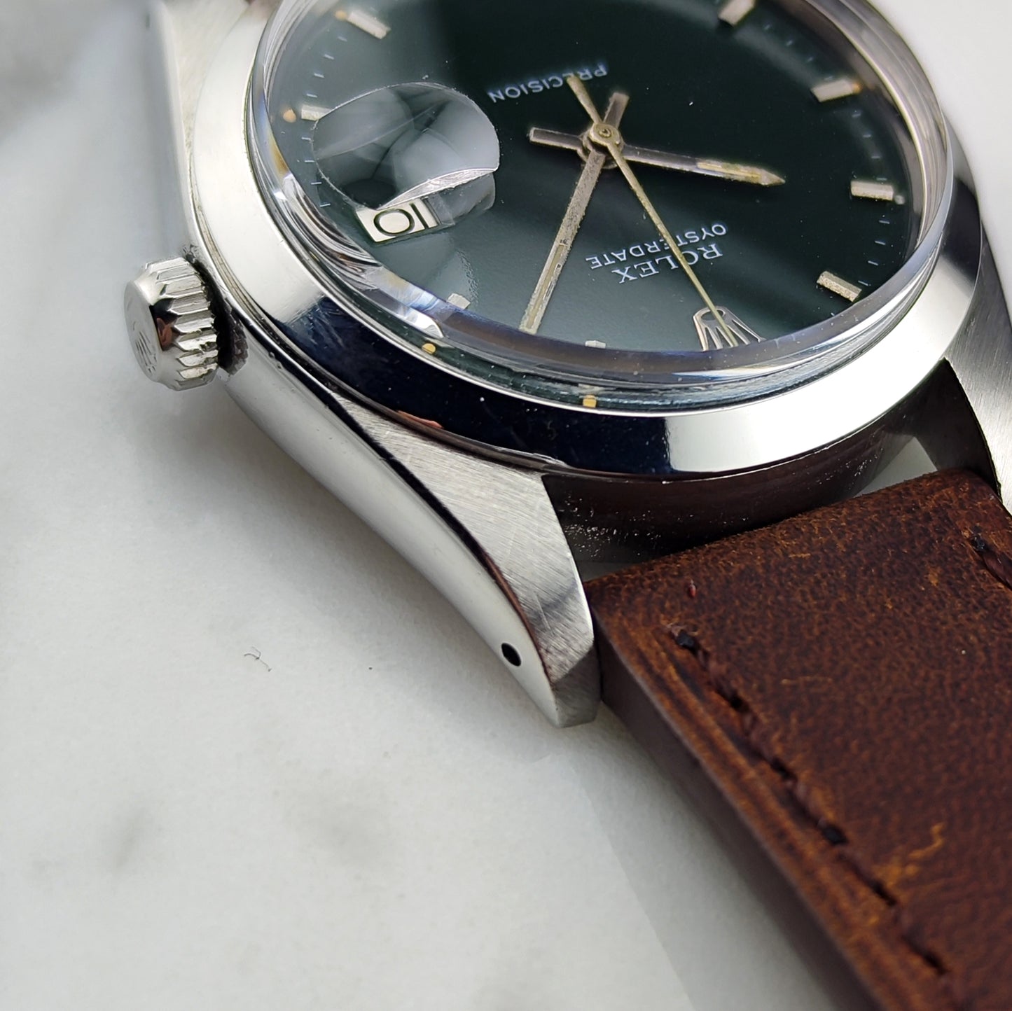 ROLEX Oyster Precision Date Green Dial Serviced [REF. 6694]