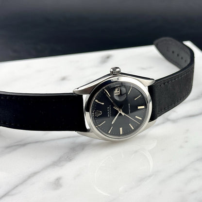ROLEX Oyster Precision Date Black Dial Mint Perfect Condition [REF. 6694]