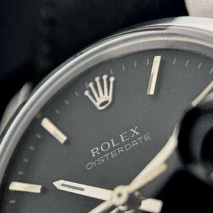 ROLEX Oyster Precision Date Black Dial Mint Perfect Condition [REF. 6694]