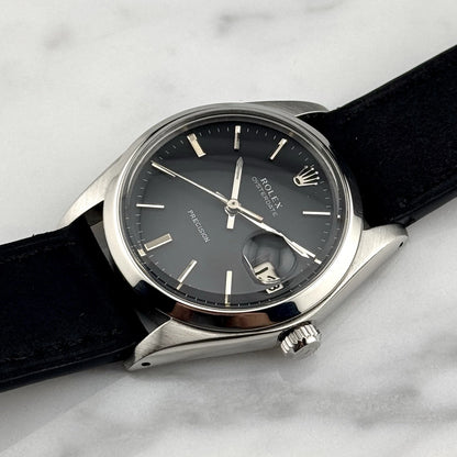 ROLEX Oyster Precision Date Black Dial Mint Perfect Condition [REF. 6694]