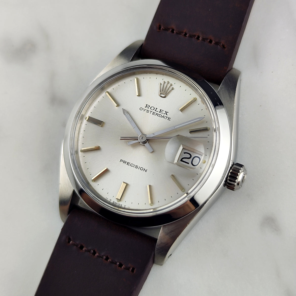 Rolex Oyster Precision Date Silver Dial 1974 Serviced 09/2026 [REF. 6694]