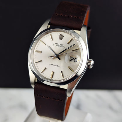 Rolex Oyster Precision Date Silver Dial 1974 Serviced 09/2026 [REF. 6694]