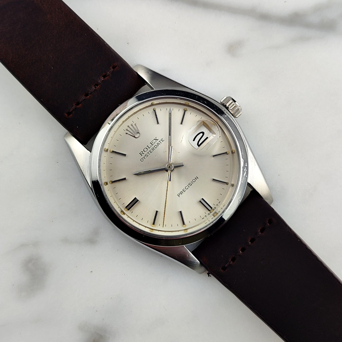 ROLEX Oyster Precision Oysterdate Steel Date 1978 Serviced 03/2026 [REF. 6694]