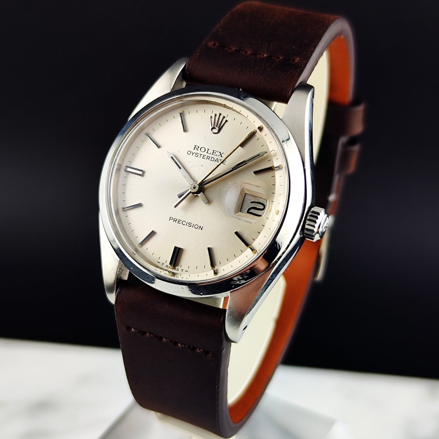 ROLEX Oyster Precision Oysterdate Steel Date 1978 Serviced 03/2026 [REF. 6694]