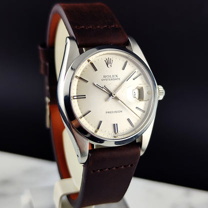 ROLEX Oyster Precision Oysterdate Steel Date 1978 Serviced 03/2026 [REF. 6694]