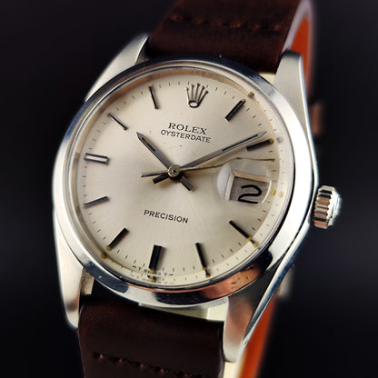 ROLEX Oyster Precision Oysterdate Steel Date 1978 Serviced 03/2026 [REF. 6694]