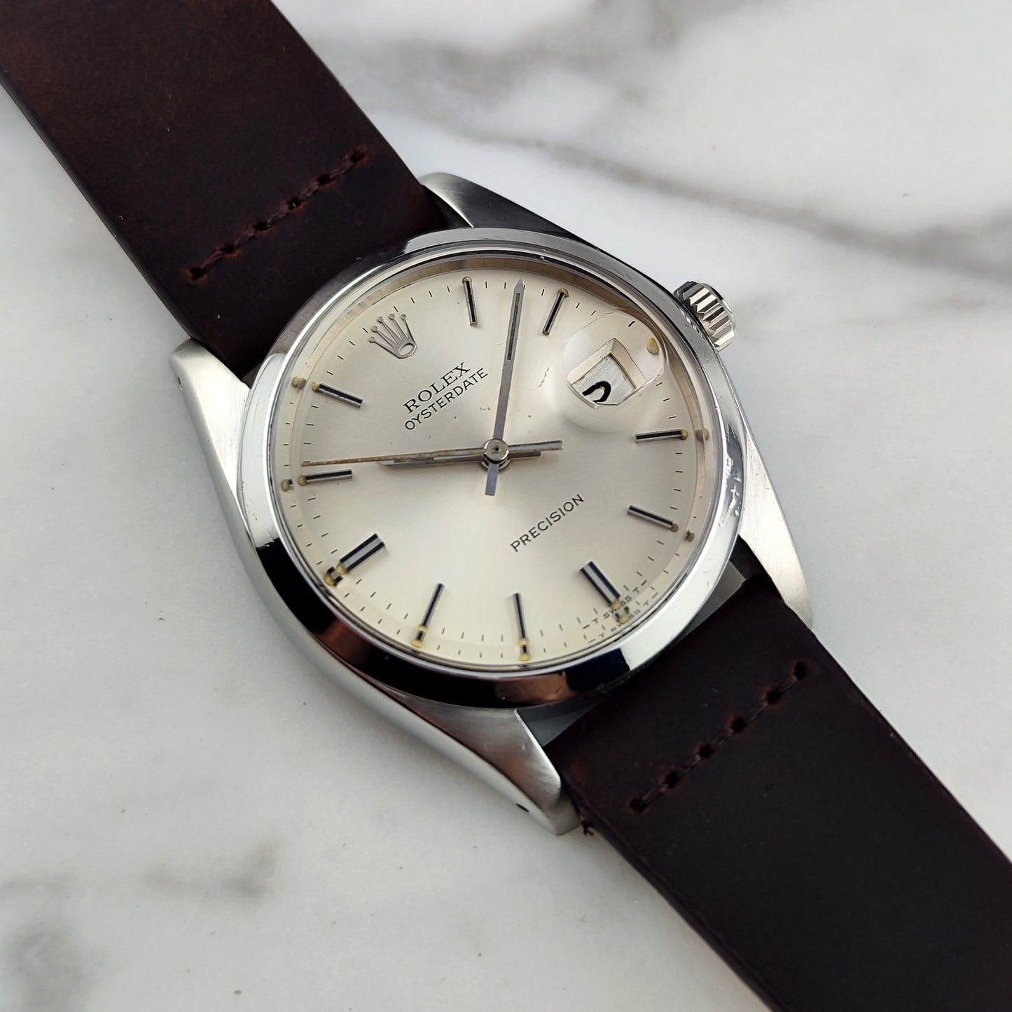 ROLEX Oyster Precision Oysterdate Steel Date 1978 Serviced 03/2026 [REF. 6694]