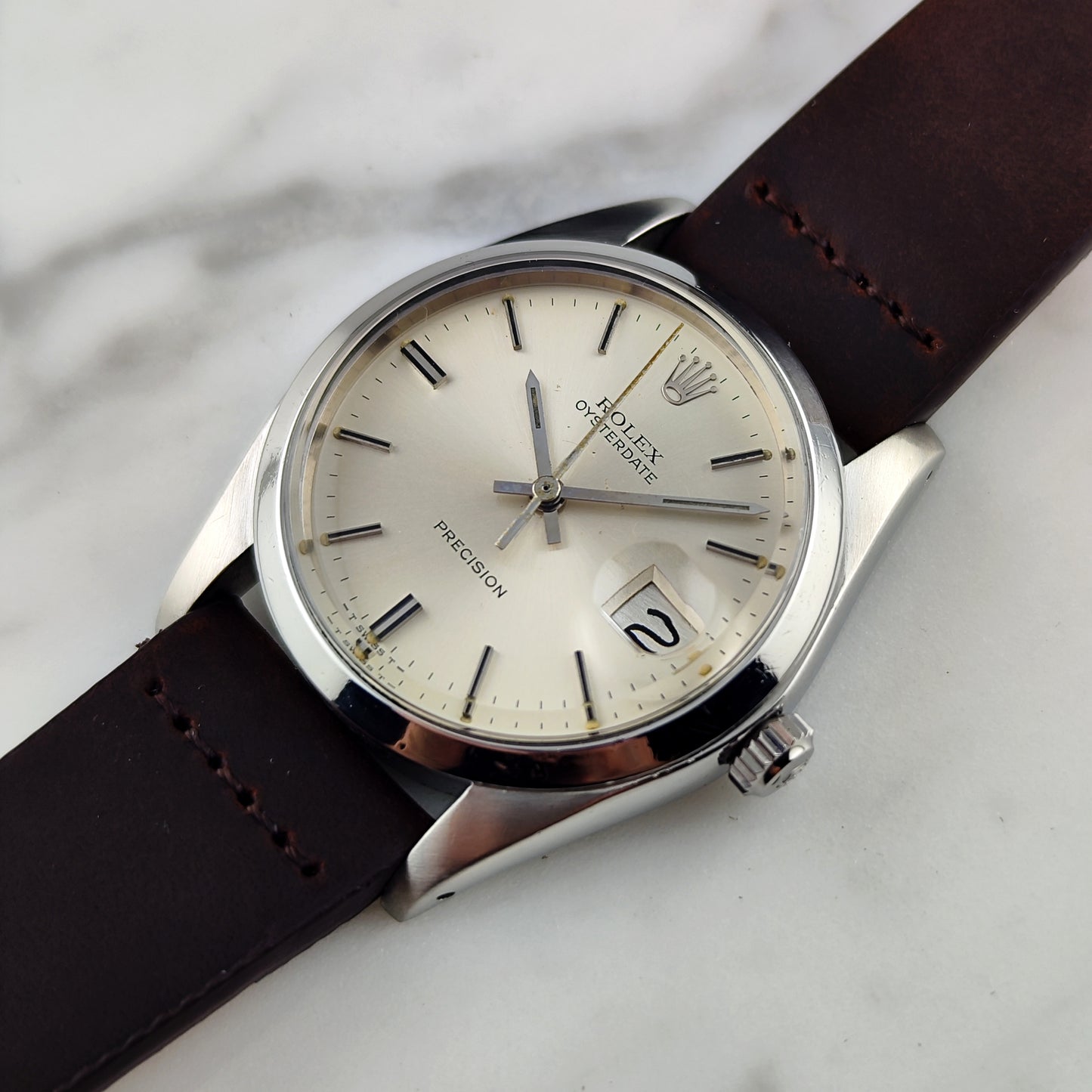 ROLEX Oyster Precision Oysterdate Steel Date 1978 Serviced 03/2026 [REF. 6694]