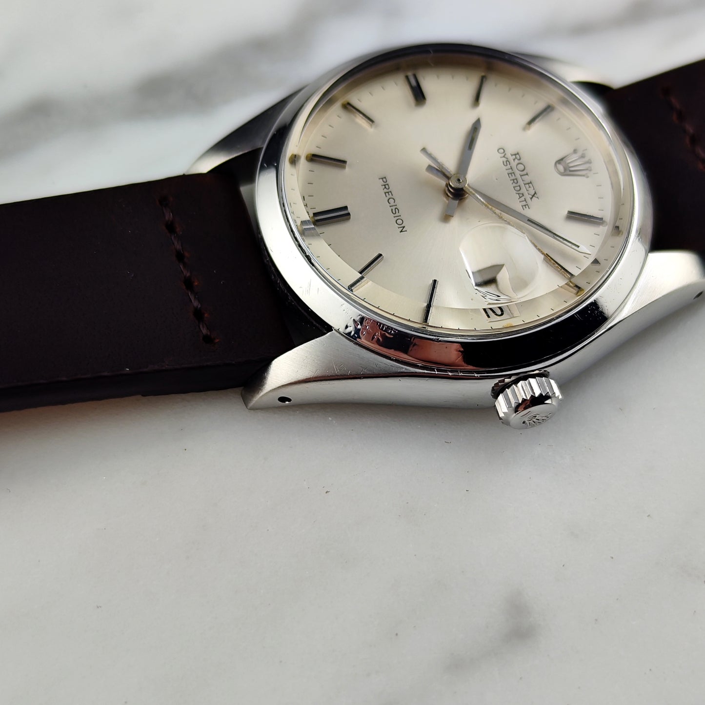 ROLEX Oyster Precision Oysterdate Steel Date 1978 Serviced 03/2026 [REF. 6694]