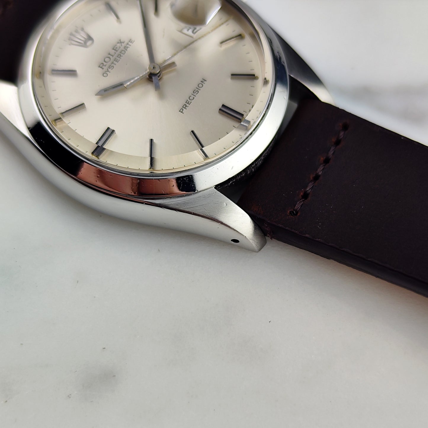 ROLEX Oyster Precision Oysterdate Steel Date 1978 Serviced 03/2026 [REF. 6694]