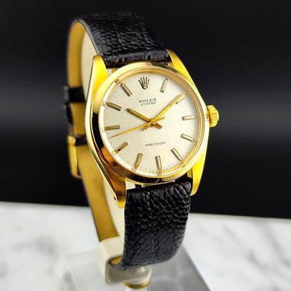 ROLEX Oyster Precision Rare Gold White Dial [REF. 6426]