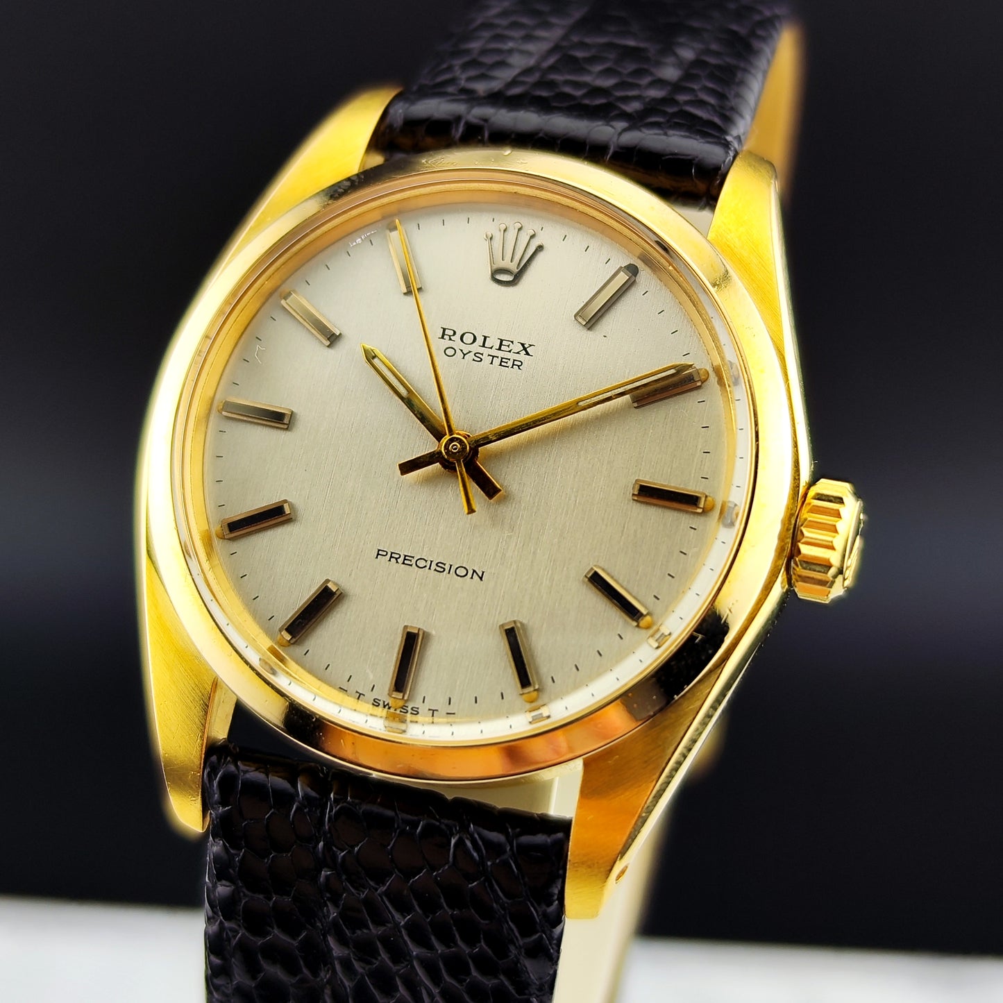 ROLEX Oyster Precision Rare Gold White Dial [REF. 6426]