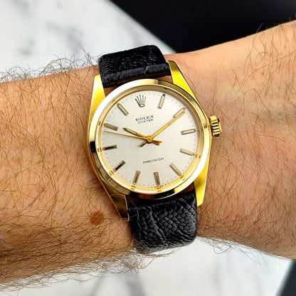 ROLEX Oyster Precision Rare Gold White Dial [REF. 6426]