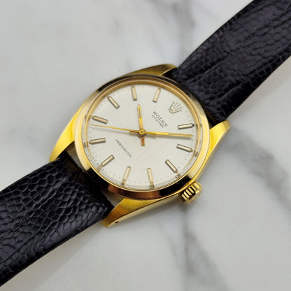 ROLEX Oyster Precision Rare Gold White Dial [REF. 6426]