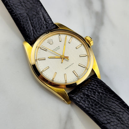 ROLEX Oyster Precision Rare Gold White Dial [REF. 6426]