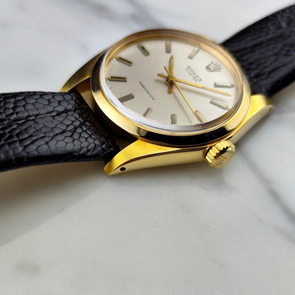 ROLEX Oyster Precision Rare Gold White Dial [REF. 6426]