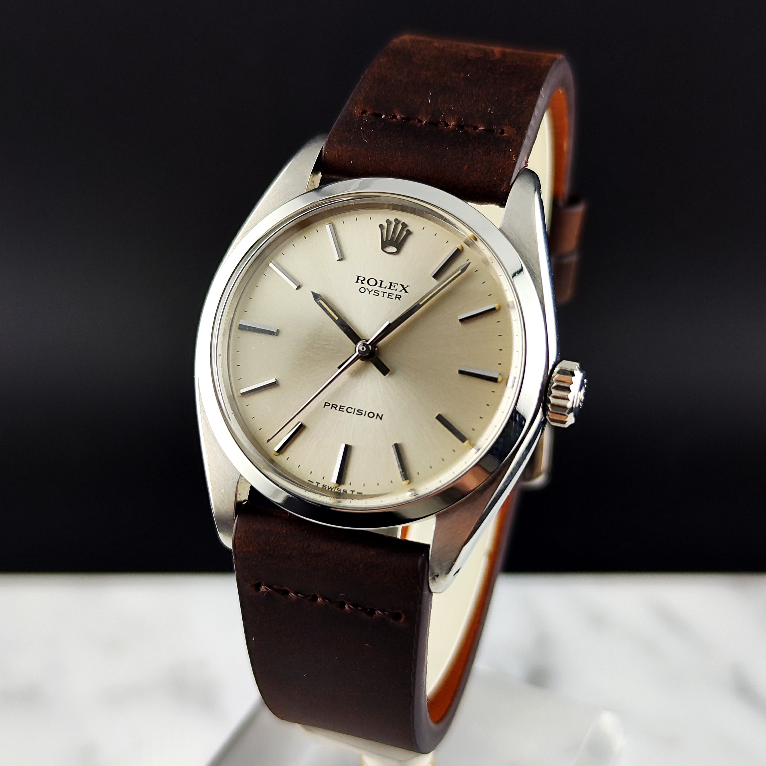 ROLEX Oyster Precision Silver Dial Mint+ 1972 Serviced 06/2026