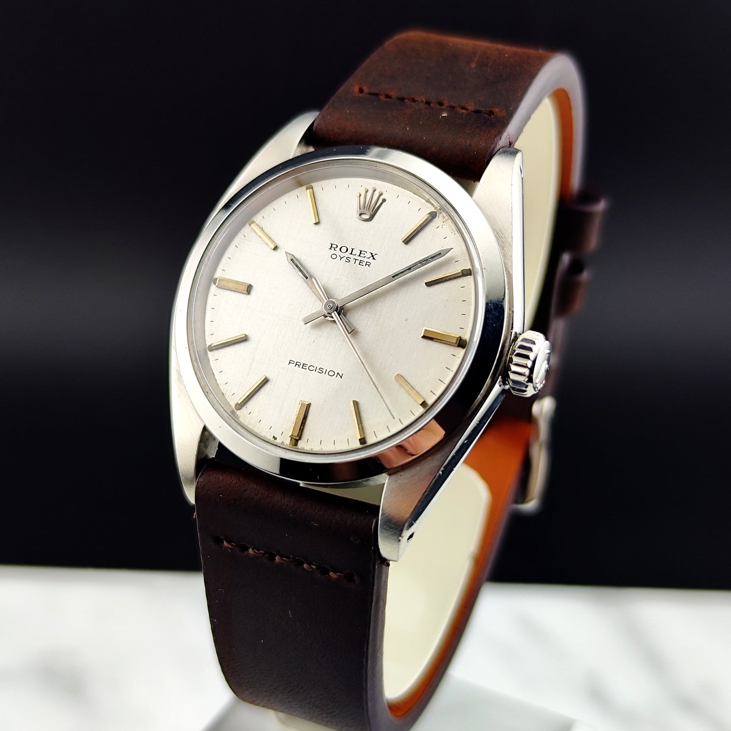 ROLEX Oyster Precision White Linen Dial 1971 Mint [REF. 6426]
