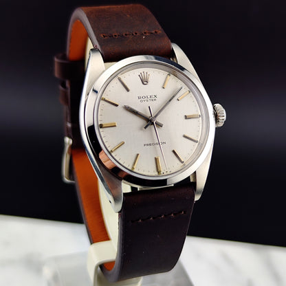 ROLEX Oyster Precision White Linen Dial 1971 Mint [REF. 6426]