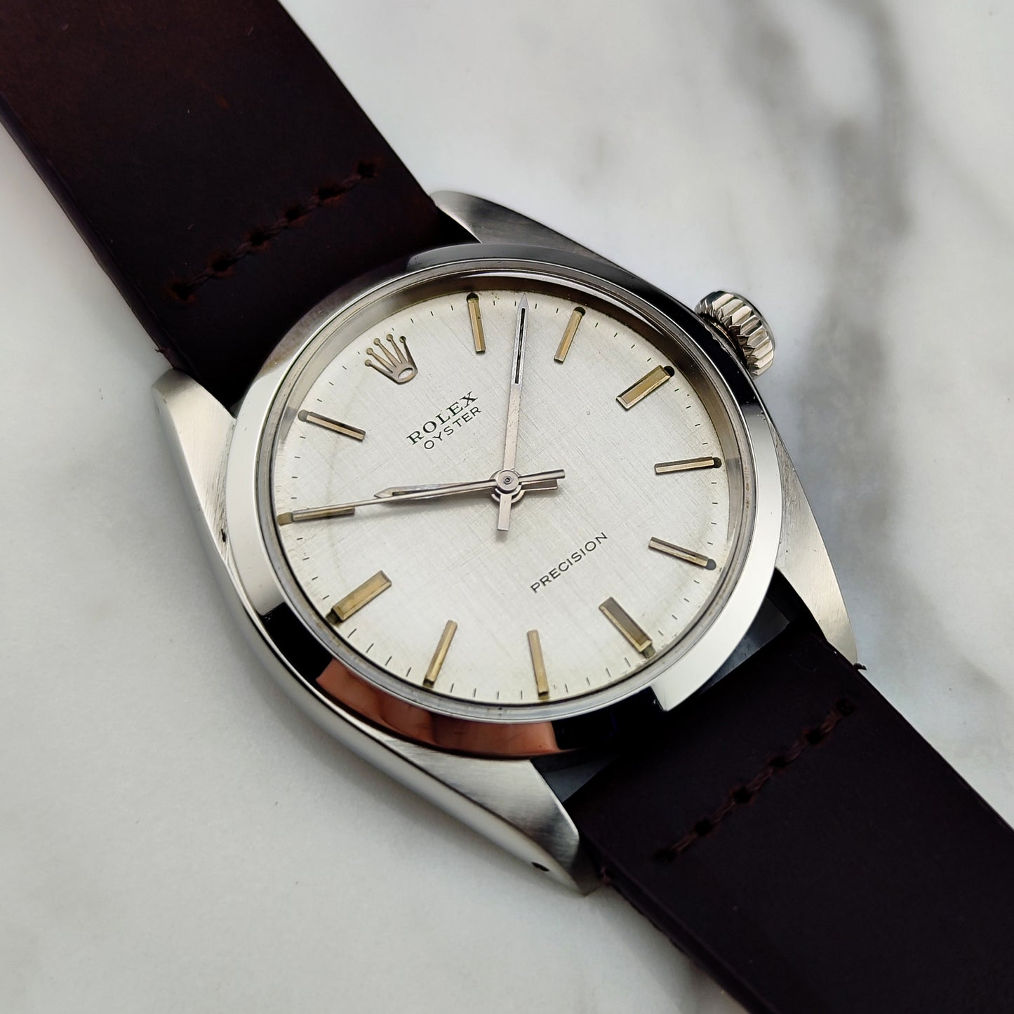 ROLEX Oyster Precision White Linen Dial 1971 Mint [REF. 6426]