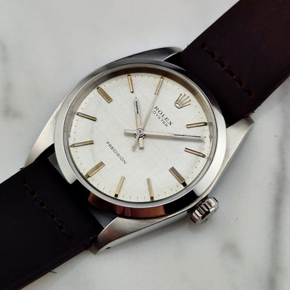 ROLEX Oyster Precision White Linen Dial 1971 Mint [REF. 6426]