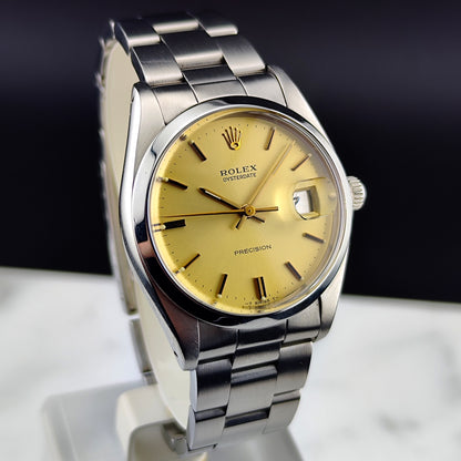 ROLEX Oysterdate Precision Gold Date Mint+ 1978 Serviced 03/2026 [REF. 6694]