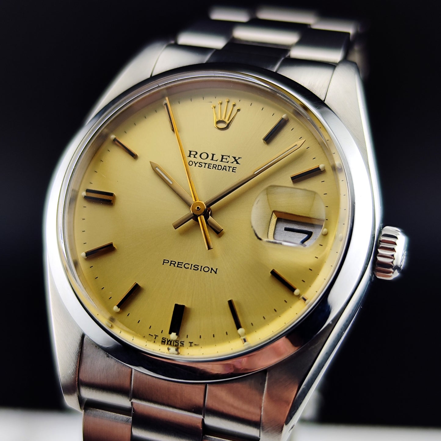 ROLEX Oysterdate Precision Gold Date Mint+ 1978 Serviced 03/2026 [REF. 6694]