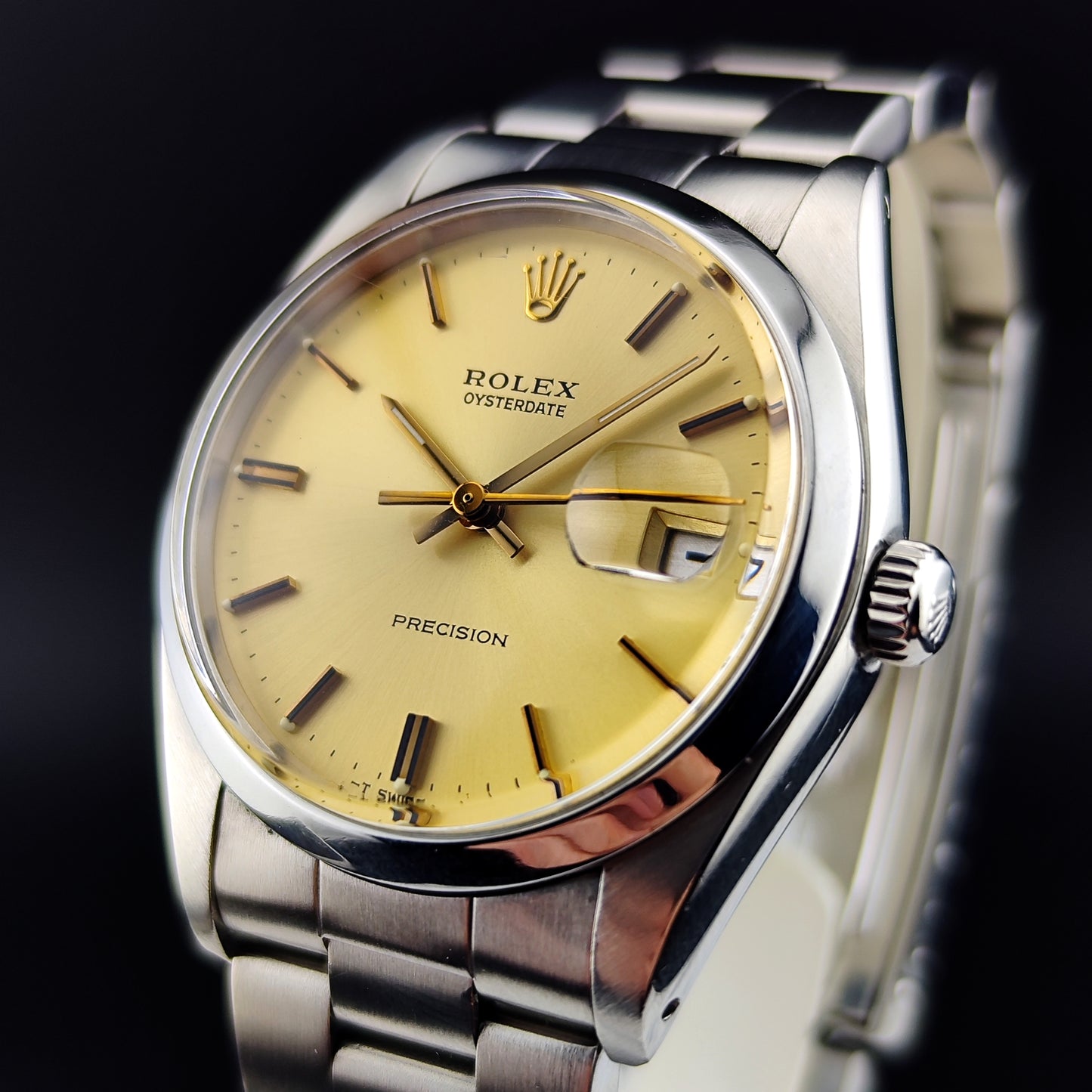 ROLEX Oysterdate Precision Gold Date Mint+ 1978 Serviced 03/2026 [REF. 6694]