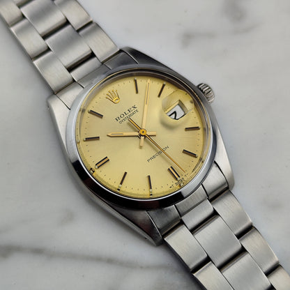 ROLEX Oysterdate Precision Gold Date Mint+ 1978 Serviced 03/2026 [REF. 6694]