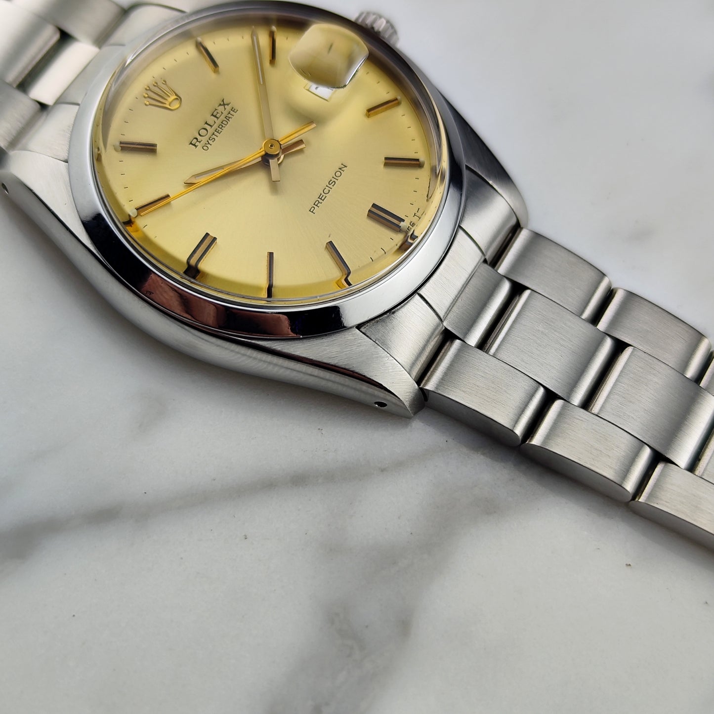 ROLEX Oysterdate Precision Gold Date Mint+ 1978 Serviced 03/2026 [REF. 6694]