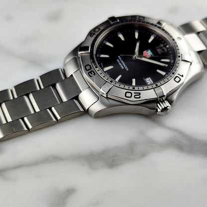 TAG HEUER Aquaracer 300m Black Dial with Box 2005 [REF. WAF1110]