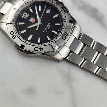 TAG HEUER Aquaracer 300m Black Dial with Box 2005 [REF. WAF1110]