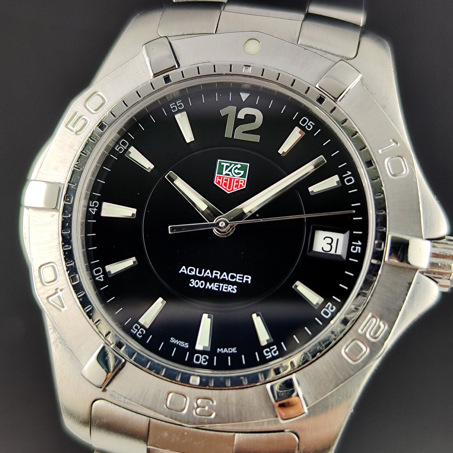 Tag Heuer Aquaracer Date Black Dial 300m [REF. WAF1110]