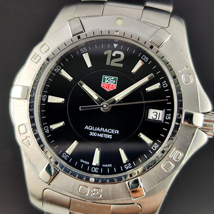 Tag Heuer Aquaracer Date Black Dial 300m [REF. WAF1110]