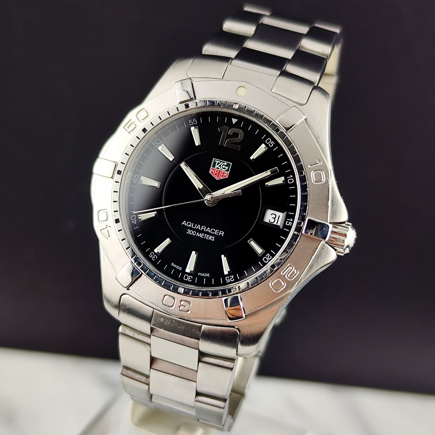 Tag Heuer Aquaracer Date Black Dial 300m [REF. WAF1110]
