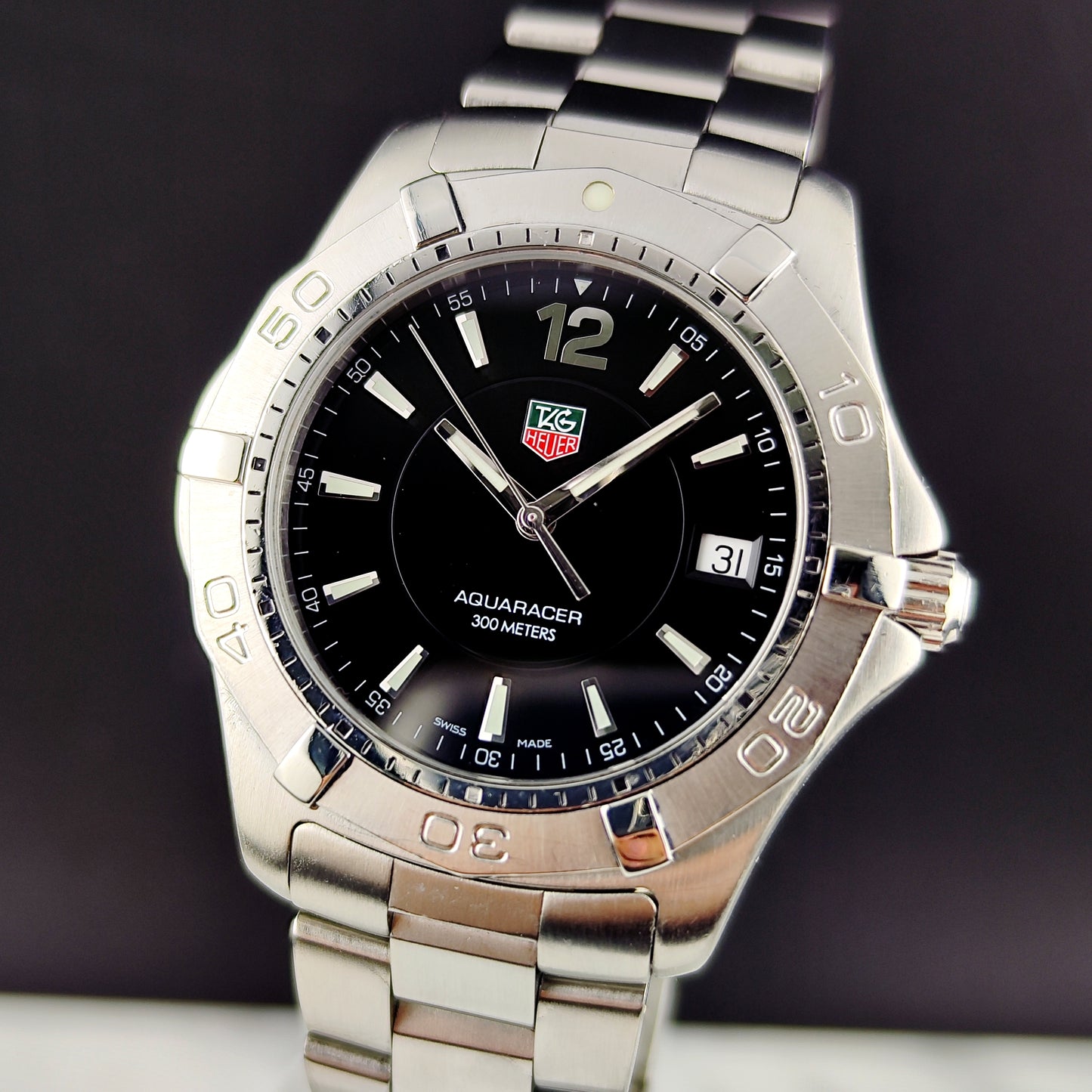 Tag Heuer Aquaracer Date Black Dial 300m [REF. WAF1110]